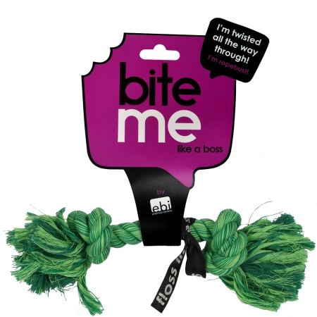 EBI Bite Me Zabawka dla Psa Sznur Zielony 2 Węzły 20cm