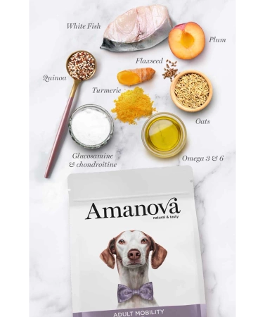 Amanova Mobility Fish Delicacy Karma dla Psa Białoryb 2kg