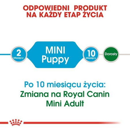 Royal Canin Mini Puppy Karma dla Szczeniąt 2-10 msc 800g