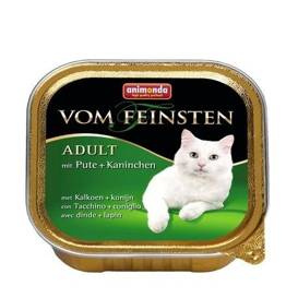 Animonda vom Feinsten Cat Adult z Indykiem i Królikiem tacka 100g