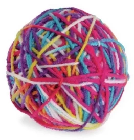 Camon Piłka z Włóczki dla Kota z Dzwonkiem 9cm