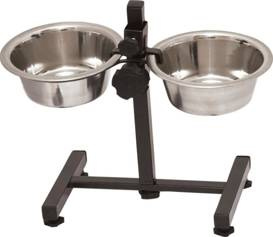 Yarro Regulowany Stojak Z Miskami Dla Psa 1.2l 21cm