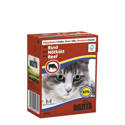 Bozita z Wołowiną kawałki w sosie kartonik 370g