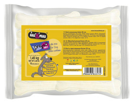 Hau&Miau Kość Prasowana Biała 20cm dla Psa 10szt.