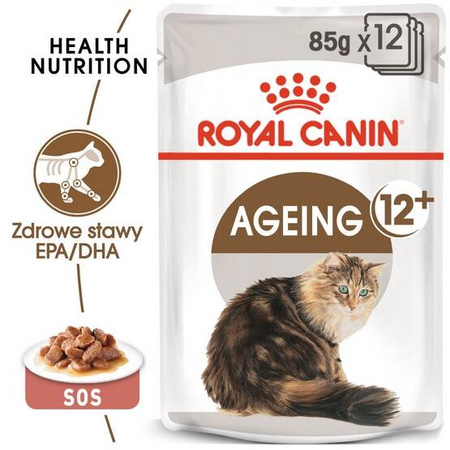 Royal Canin Ageing +12 Karma Mokra Dla Kota w Sosie 85g