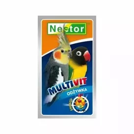 Nestor MultiVit Odżywka dla Papug Średnich 20g