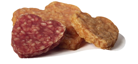 Woolf Przysmak Pies Hearts Of Duck Or Chicken With Rice, 100g