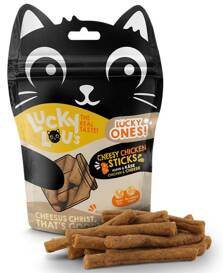 Lucky Lou Sticks Przysmak Dla Kota Kurczak Ser 50g