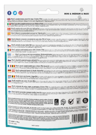 Woolf Przysmak Pies Chicken Fillet, 100g