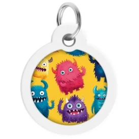 WAUDOG Smart ID Adresówka Dla Psa Koło Potworki 24mm