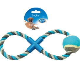 Duvo+ Zabawka Dla Psa Sznur Ósemka + Piłka 28cm