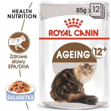 Royal Canin Ageing +12 Karma Mokra Dla Kota w Galaretce 85g