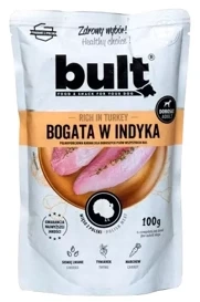 Bult Karma Mokra dla Psa Mielonka z Indykiem 100g