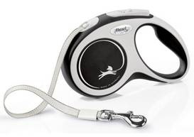 Flexi New Comfort Smycz taśma S 5m czarna