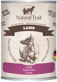 Natural Trail Karma Monoproteinowa dla Psa Jagnięcina Puszka 800g