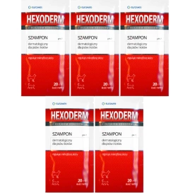 Hexoderm Szampon Dla Psa Dermatologiczny 5x20ml