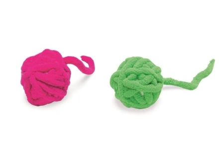 Beeztees Zabawka Dla Kota Pluszowy Kłębek Mix Kolor 4,5cm