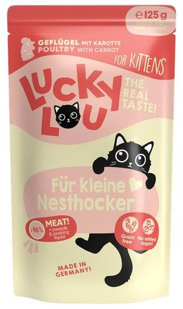 Lucky Lou Karma Dla Kociąt Drób 125g