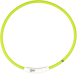 Duvo+ Obroża Dla Psa Świecąca USB Nylon Green 35cm