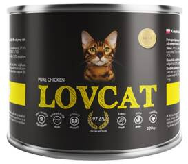 Lovcat Karma Dla Kota Pure Chicken 200g