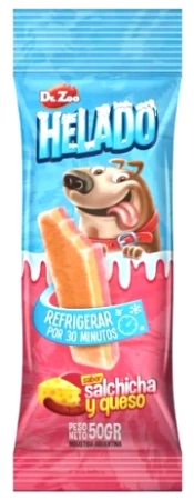 Dr.Zoo Ice Cream Przysmak Dla Psa Lody Kiełbaska Ser 50g
