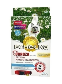 Pchełka Obroża dla Kota na Pchły Kleszcze z Dzwonkiem 30cm