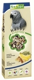Nestor pokarm papuga Duża 700ml Orzechy Fasola Mungo 350g