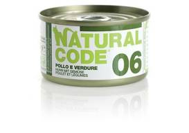 Natural Code Kot 85g 06 Kurczak Warzywa Sos