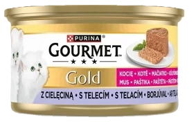 Gourmet Gold Karma dla Kociąt Cielęcina Mus 85g