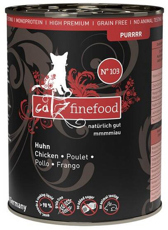 Catz Finefood Pur N103 Karma Dla Kota Drób 400g