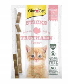 Gimcat Sticks 20g Kitten Z Indykiem 3szt.