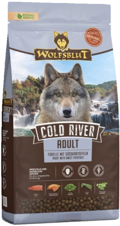 Wolfsblut Karma Dla Psa Cold River Pstrąg 2kg