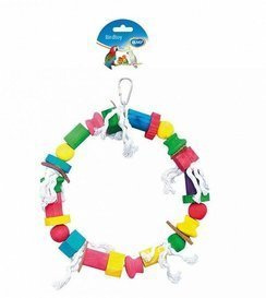 Duvo+ Zabawka Dla Ptaków Kolorowa Huśtawka 30cm