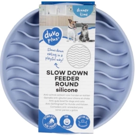 Duvo+ Round Mata Dla Psa Silikon Niebieska 19,5cm