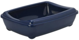 Yarro Moderna Kuweta Dla Kota Owalna z Ramką 50cm Granatowa