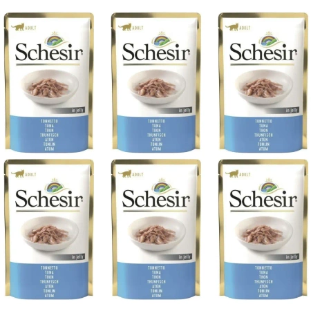 Schesir Karma dla Kota Tuńczyk w Galaretce 6x85g