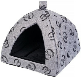 Diamsil Buda dla Psa i Kota Iglo Szare 1 37x35x32cm