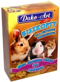 Dako-Art Biszkopty dla Gryzoni Orzechowe 50g