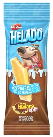 Dr.Zoo Ice Cream Przysmak Dla Psa Lody Bananowe 50g