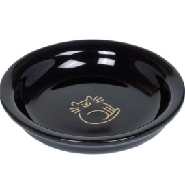 Nobby Ceramiczna Miska Dla Kota Czarna 14cm