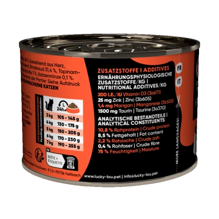 Lucky Lou Supermono Karma Dla Kota Wołowina 200g