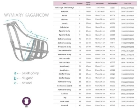 Dino Kaganiec Dla Psa Skórzany Nity 32 Rottweiler Mały