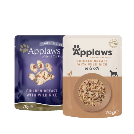 Applaws Karma dla Kota Kurczak Dziki Ryż 6x70g