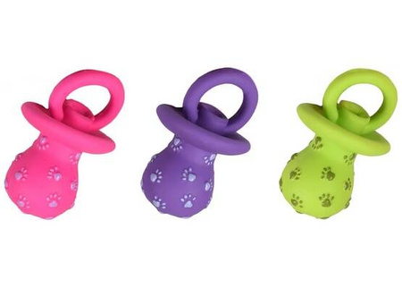 Flamingo Zabawka Dla Psa Lateksowy Smoczek 10,5cm