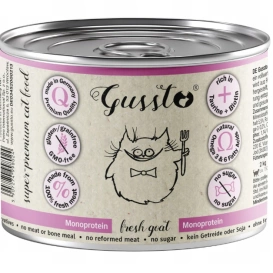 Gussto Mokra Karma dla Kota Świeża Kozina 200g