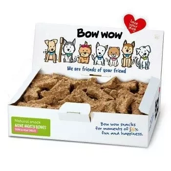 Bow Wow Mięsne Mini Kości dla Psa Wieprzowe Warzywa 1kg