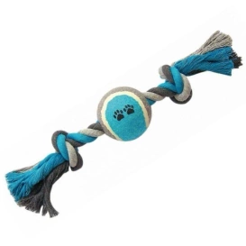 Duvo+ Zabawka Sznur 2 Węzły+Piłka 40cm