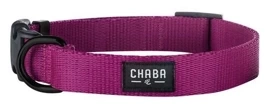 Chaba Taśmowa Obroża Dla Psa XL Bordowa 25mm 38-65cm