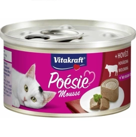 Vitakraft Poesie Karma Dla Kota Mus z Wołowiną 85g