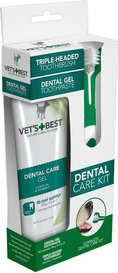 Vets Best Dental Żel + Szczoteczka dla psa